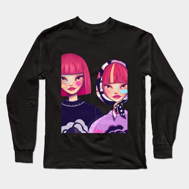 Twins Long Sleeve T-Shirt by Alina.soul.notes